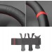 111Loncky Black Genuine Leather Steering Wheel Cover for Alfa Romeo 147 2000-2010/156 2003-2007 / Crosswagon 2004 2005 Car Interior Accessories