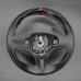 111Loncky Black Genuine Leather Steering Wheel Cover for Alfa Romeo 147 2000-2010/156 2003-2007 / Crosswagon 2004 2005 Car Interior Accessories