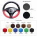 111Loncky Auto Custom Fit OEM Black Genuine Leather Car Steering Wheel Cover for A2 8Z A3 8L Sportback A4 B6 Avant A6 C5 A8 D2 TT 8N S3 S4 RS4 RS6 Accessories