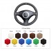 111Loncky Auto Custom Fit OEM Black Genuine Leather Car Steering Wheel Cover for A2 8Z A3 8L Sportback A4 B6 Avant A6 C5 A8 D2 TT 8N S3 S4 RS4 RS6 Accessories