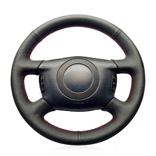 Auto Custom Fit OEM Black Genuine Car Steering Wheel Cover Audi A2 (8Z) (C5) Avant A8 (D2) S4 2003-2005 Accessories