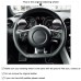 111Loncky Auto Custom Fit OEM Black Genuine Leather Car Steering Wheel Cover for Audi TT TTS (8J) 2006-2014 A3 S3 (8P) Sportback 2008-2012 R8 (42)