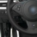 111Loncky Auto Custom Fit OEM Black Genuine Leather Car Steering Wheel Cover for BMW E60 M5 2005-2008 E63 E64 Cabrio M6 2005 2006 2007 2008 2009 2010 Accessories