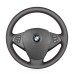 111Loncky Auto Custom Fit OEM Black Genuine Leather Car Steering Wheel Cover for BMW X3 E83 2005 2006 2007 2008 2009 2010 Accessories