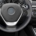 111Loncky Auto Custom Fit OEM Black Genuine Leather Car Steering Wheel Cover for BMW F20 2012-2018 BMW F45 2014-2018 BMW F30 F31 F34 2013-2017 BMW F32 F33 F36 2014-2018 Accessories