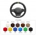 111Loncky Auto Custom Fit OEM Black Genuine Suede Leather Car Steering Wheel Cover for BMW X5 E53 2003 2004 2005 2006 X3 E83 2003 2004 2005 2006 2007 2008 2009 2010 Accessories 