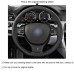 111Loncky Auto Custom Fit OEM Black Genuine Leather Car Steering Wheel Cover for BMW 5 Series M Sport F10 (Sedan) 2009 2010 2011 2012 2013 Accessories
