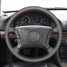 111Loncky Auto Custom Fit OEM Black Genuine Leather Car Steering Wheel Cover for BMW E36 1995-1997 E46 1998-2004 E39 1995-2003 X3 E83 X5 E53 Accessories