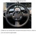 111Loncky Auto Custom Fit OEM Black Genuine Leather Car Steering Wheel Cover for Mini Coupe Accessories