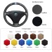 111Loncky Auto Custom Fit OEM Black Genuine Leather Car Steering Wheel Cover for BMW 5 Series E60 E61 2004 2005 2006 2007 2008 2009 2010 Accessories 
