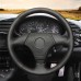 111Loncky Auto Custom Fit OEM Black Genuine Leather Car Steering Wheel Cover for BMW E36 1995-2000 E46 1998-2000 E39 1995-1999 E3 1995-1997 Accessories