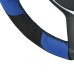 111Loncky Auto Custom Fit Black Blue Suede Leather Car Steering Wheel Cover for BMW M F86 F87 F80 F82 F30 F83 F25 F35 F32 F33 F07 F10 F11 F18 F06 F12 F13 F15 Accessories 