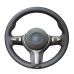 111Loncky Auto Custom Fit OEM Black Genuine Leather Car Steering Wheel Cover for BMW M F86 F87 F80 F82 F30 F83 F25 F35 F32 F33 F07 F10 F11 F18 F06 F12 F13 F15 Accessories 