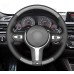 111Loncky Auto Custom Fit OEM PU Carbon Fiber Genuine Leather Car Steering Wheel Cover for BMW F87 M2 F85 X5 M F86 X6 M 2015-2017 F80 M3 F82 M4 M5 2014-2017 F12 F13 M6 F33 F30 M Sport 2013-2017 Accessories