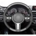 111Loncky Auto Custom Fit OEM PU Carbon Fiber Genuine Leather Car Steering Wheel Cover for BMW 228i 230i 320i 328i 330i 335i 340i 428i 430i 435i 440i 525i 535i 550i 640i 650i Accessories 