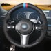111Loncky Auto Custom Fit Black Genuine Suede Leather Car Steering Wheel Cover for BMW M F86 F87 F80 F82 F30 F83 F25 F35 F32 F33 F07 F10 F11 F18 F06 F12 F13 F15 Accessories 