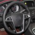 Loncky Auto Custom Fit OEM Black Genuine Leather Car Steering Wheel Cover for Buick Regal 2011 2012 2013 Accessories
