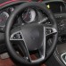 111Loncky Auto Custom Fit OEM Black Genuine Leather Car Steering Wheel Cover for Buick Regal 2011 2012 2013 Accessories