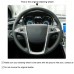 Loncky Auto Custom Fit OEM Black Genuine Leather Car Steering Wheel Cover for Chevrolet Equinox 2010 2011 2012 2013 2014 2015 2016 2017 Accessories