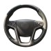 111Loncky Auto Custom Fit OEM Black Genuine Leather Car Steering Wheel Cover for Buick Lacrosse 2014 2015 2016 Accessories