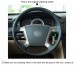 111Loncky Auto Custom Fit OEM Black Genuine Leather Car Steering Wheel Cover for Chevrolet Epica 2006 2007 2008 2009 2010 2011 Accessories