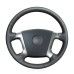 111Loncky Auto Custom Fit OEM Black Genuine Leather Car Steering Wheel Cover for Chevrolet Epica 2006 2007 2008 2009 2010 2011 Accessories