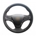 111Loncky Auto Custom Fit OEM Black Genuine Leather Car Steering Wheel Cover for Chevrolet Cruze 2016 2017 2018 2019 Accessories