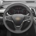 111Loncky Auto Custom Fit OEM Black Genuine Leather Car Steering Wheel Cover for Chevrolet Volt 2016 2017 2018 2019 Accessories