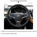 111Loncky Auto Custom Fit OEM Black Genuine Leather Car Steering Wheel Cover for Chevrolet Equinox 2018 2019 2020 Chevrolet Malibu 2016 2017 2018 2019 2020 Chevrolet Cruze 2016 2017 2018 2019 Accessories