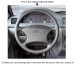 111Loncky Car Custom Fit OEM Black Genuine Leather Steering Wheel Cover for Chevrolet Niva 2002-2009 Lada 2110 2011-2014 Accessories