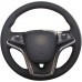 111Loncky Auto Custom Fit OEM Black Genuine Leather Car Steering Wheel Cover for Chevrolet Malibu 2013 2014 2015 Chevrolet Volt 2011 2012 2013 2014 2015 Malibu Limited 2016 Accessories