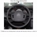 111Loncky Auto Custom Fit OEM Black Genuine Leather Steering Wheel Cover for Citroen C5 2008 2009 2010 2011 2012 2013 2014 2015 2016 2017 Accessories 