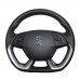 111Loncky Auto Custom Fit OEM Black Genuine Leather Car Steering Wheel Cover for Citroen DS5 DS 5 DS4S DS 4S Accessories