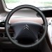 111Loncky Auto Custom Fit OEM Black Genuine Leather Car Steering Wheel Cover for Citroen Xsara 2002-2006 Citroen Xsara Picasso 2003-2010 Citroen Berlingo 2003-2008 Accessories