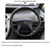 111Loncky Auto Custom Fit OEM Black Genuine Leather Car Steering Wheel Cover for Citroen Xsara 2002-2006 Citroen Xsara Picasso 2003-2010 Citroen Berlingo 2003-2008 Accessories