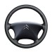 111Loncky Auto Custom Fit OEM Black Genuine Leather Car Steering Wheel Cover for Citroen Xsara 2002-2006 Citroen Xsara Picasso 2003-2010 Citroen Berlingo 2003-2008 Accessories