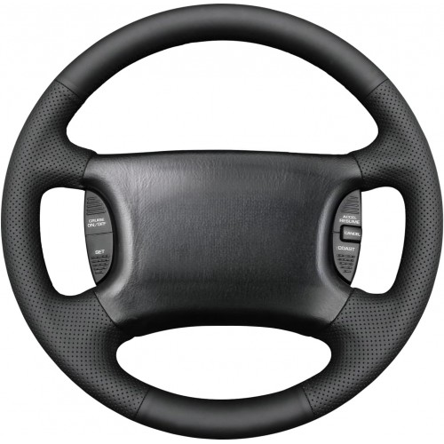 Loncky Auto Custom Fit OEM Steering Wheel Cover for Dodge Ram Dakota 1500 2500 3500 1998 1999 2000 2001 2002