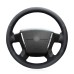 111Loncky Auto Custom Fit OEM Black Genuine Leather Car Steering Wheel Cover for Dodge Caliber 2008 2009 2010 2011 Dodge Avenger 2007 Accessories