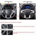 111 Loncky Auto Custom Fit OEM Black Genuine Leather Car Steering Wheel Cover for Ford F-150 Raptor F150 Raptor 2017 2018 2019 2020 Accessories