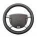 111Loncky Auto Custom Fit OEM Black Genuine Leather Steering Wheel Covers for Ford Mk3 2002 2003 2004 2005 2006 Accessories