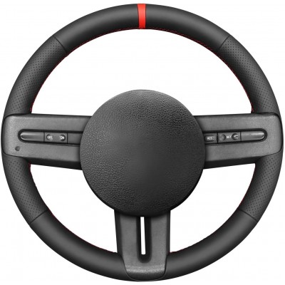 Loncky Car Steering Wheel Covers for Ford Mustang 2005 2006 2007 2008 2009 2010 2011 2012 Accessories