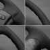 111Loncky Steering Wheel Cover for Ford F150,F250,F350,Bronco 1992 1993 1994 1995 1996 3D Version Car Custom Fit Hand Stitched OEM Black Genuine Leather Accessories