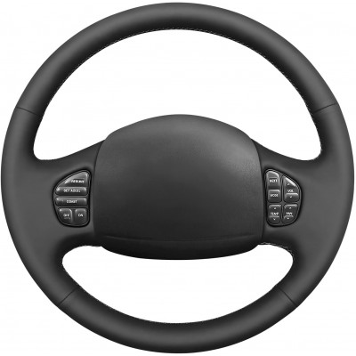 Loncky Auto Custom Fit OEM Steering Wheel Cover for Excursion 2002-2005 F-250 F-350 F-450 F-550 2003-2007 Car Custom Fit OEM Hand Stitched Accessories