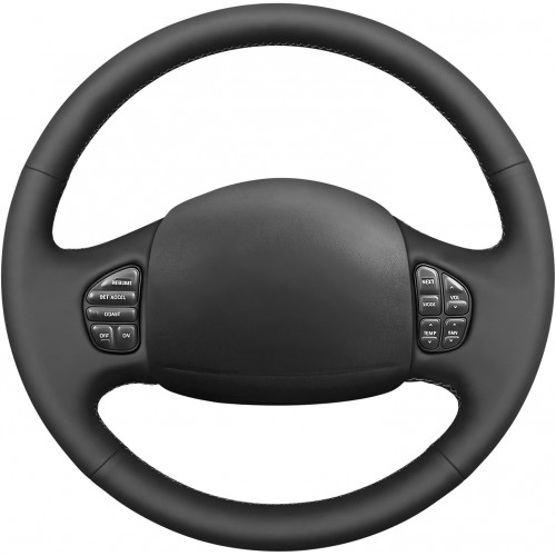 Loncky Auto Custom Fit OEM Steering Wheel Cover for Excursion 2002-2005 F-250 F-350 F-450 F-550 2003-2007 Car Custom Fit OEM Hand Stitched Accessories
