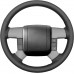 111Loncky Black Genuine Leather Steering Wheel Cover for Ford F150 F250 F350 2004-2008 Car Interior Accessories