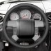 111Loncky Black Genuine Leather Steering Wheel Cover for Ford F150 F250 F350 2004-2008 Car Interior Accessories