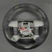 111Loncky Black Genuine Leather Steering Wheel Cover for Ford F150 F250 F350 2004-2008 Car Interior Accessories
