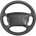 111Loncky Auto Custom Fit OEM Steering Wheel Cover for Ford Mustang 1994 1995 1996 1997 1998 1999 2001 2002 2003 2004 Hand Stitched Car Parts Accessories