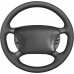 111Loncky Auto Custom Fit OEM Steering Wheel Cover for Ford Mustang 1994 1995 1996 1997 1998 1999 2001 2002 2003 2004 Hand Stitched Car Parts Accessories