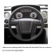 111Loncky Auto Custom Fit OEM Steering Wheel Cover for Ford F-150 2009 2010 2011 2012 2013 2014 Car Custom Fit OEM Hand Stitched Accessories